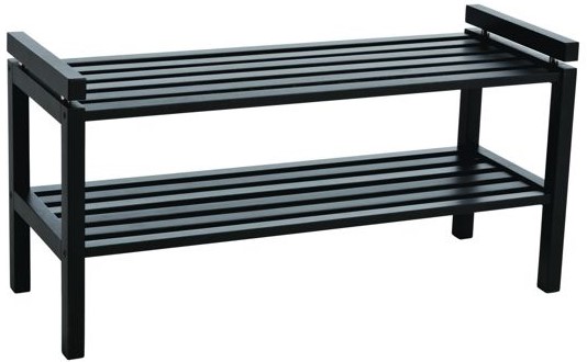 Skoställ 'Confetti' 80 cm - Fekete