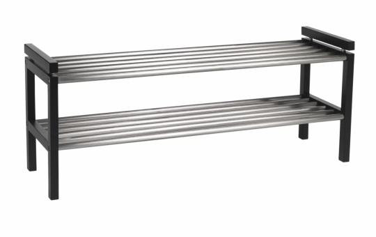 Cipőállvány 'Confetti' 100cm - Fém/ Fekete