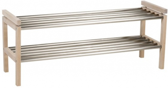 Cipőtartó 'Confetti' 100cm - Fém/Fehér pigmentált