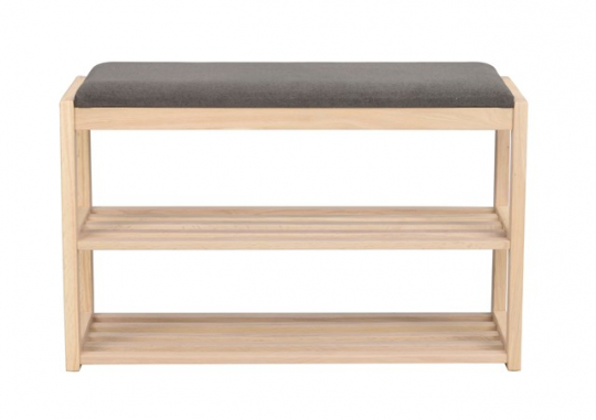 Cipőtartó 'Confetti' - Fehér pigmentált/Sötétszürke