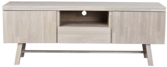 TV állvány 'Brooklyn' - Fehér pigmentált