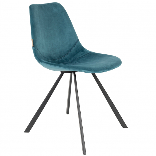 Szék 'Franky' - Velúr/Türkiz