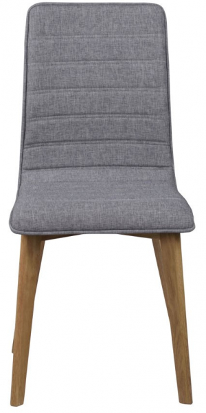 Szék 'Gracy' - Világosszürke/Tölgy