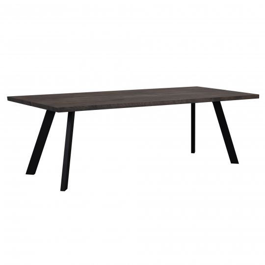 Étkezőasztal 'Fred' - Barna/Fekete 240x100cm