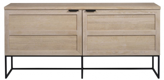 Everett oldalasztal - Fehérre festett tölgy