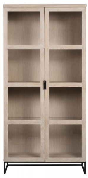 Everett vitrineszekrény - Természetes