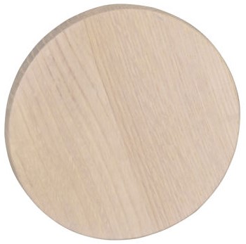 Fali fogas 'Milford' 12cm - Fehér pigmentált