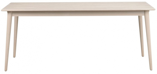 Tyler étkezőasztal 180x90cm - Fehérre festett tölgy