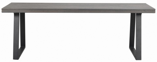 Brooklyn étkezőasztal 220x95cm - Sötétbarna/U-láb