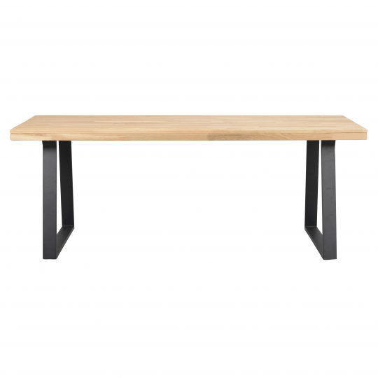 Brooklyn étkezőasztal 170x95cm - Természetes/Fekete