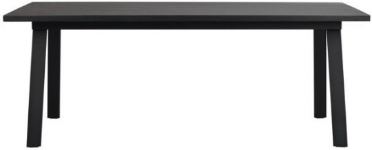 Winnipeg étkezőasztal 200x100cm - Fekete