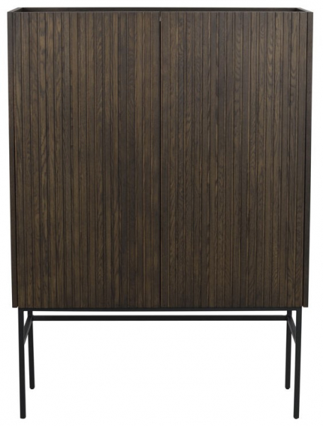 Halifax szekrény - Barna/Fekete
