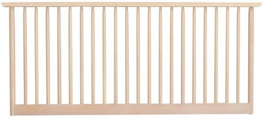 Ágytámla 'Riggins' - Fehér pigmentált