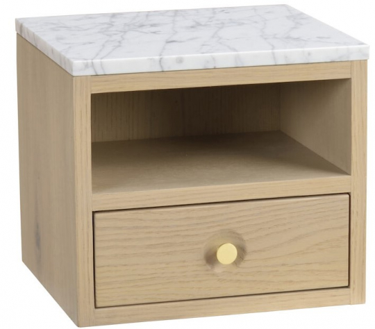 Ágyasztal 'Whitmore' - Világos tölgy