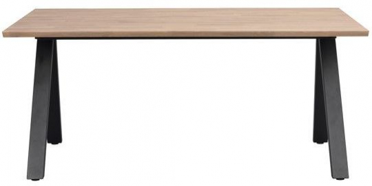 Carradale' 170x100cm étkezőasztal - Tölgy/V-láb