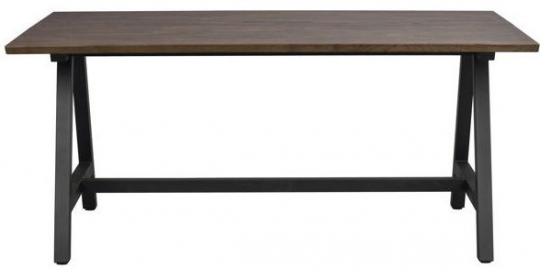 Carradale' 170x100cm étkezőasztal - Barna/A-láb