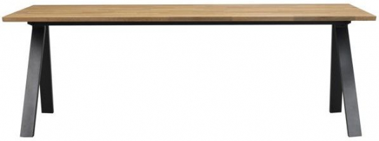 Carradale' 220 cm étkezőasztal - Tölgy/V-láb