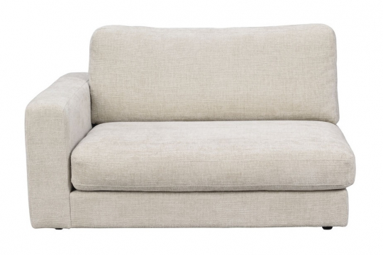 Sarokfotel 'Duncan' Bal - Világosszürke