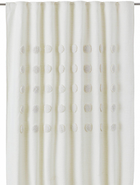 Függöny 'Pom' 140x280 - Offwhite