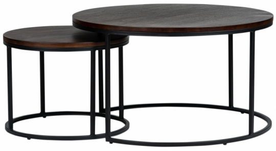 Kávézóasztal 'Prime' L 2 részes - Dió