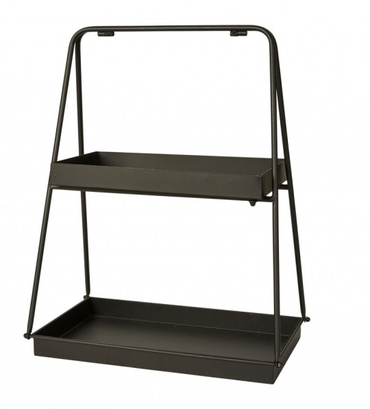 Tálcaasztal 'Mirage' - Fekete