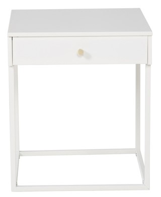 Ágyasztal 'Bergslagen' 41x43 - Fehér