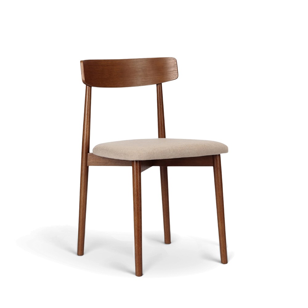Ystad' szék - Dió/Beige