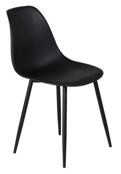 Szék 'Eidsberg' - Fekete műanyag