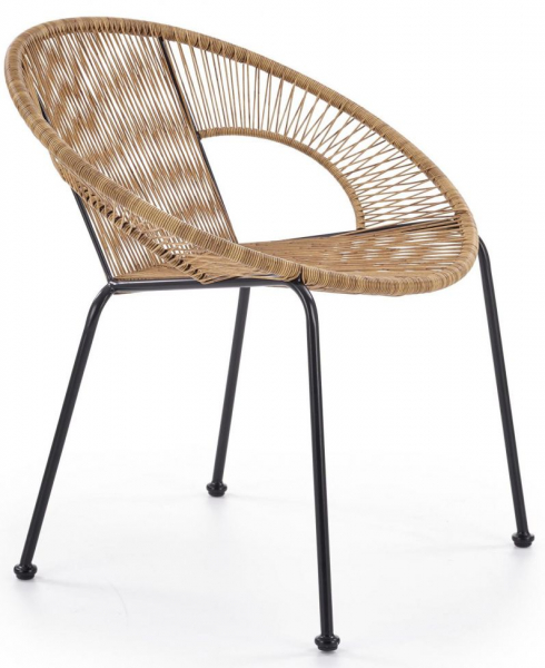 Kerti szék 'Bari' - Barna/Fekete