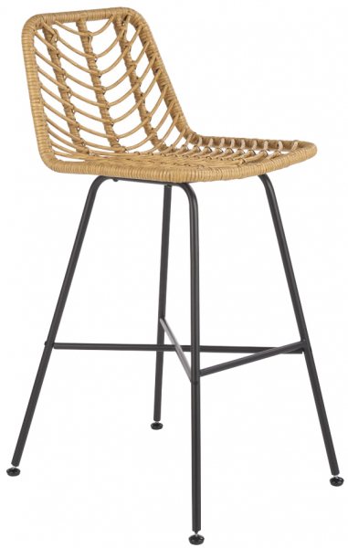 Bárszék 'Cane' - Természet/Fekete