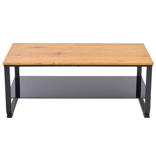 Kávézóasztal 'Artiga' - Tölgy/Fekete