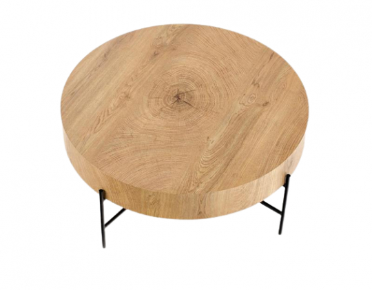 Lapland dohányzóasztal - Tölgy/Fekete