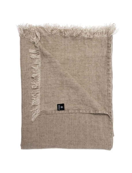 Pläd 'Levelin' 140X240 - Természetes