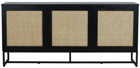 Sideboard 'Sailor' - Fekete/Természetes