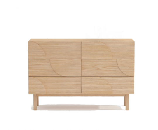 Blåvik fiókos szekrény - Természetes