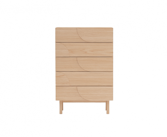 Blåvik fiókos szekrény - Természetes