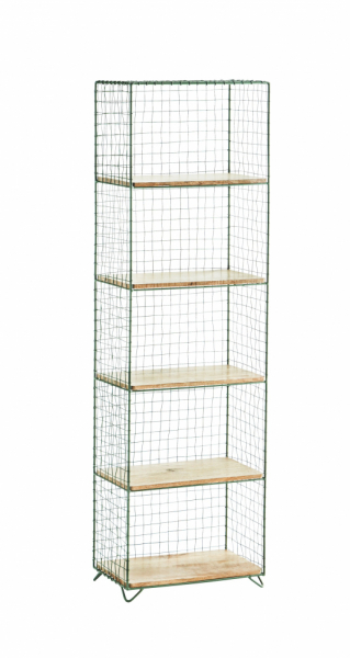 Iron polc - Zöld/természetes