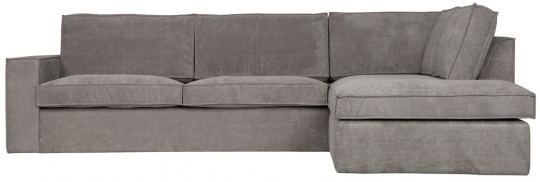 Sarokkanapé 'Thomas' - Ráncos Szürke