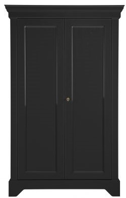 'Isabel' ruhásszekrény - Fekete