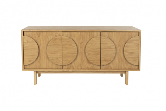 Oldalasztal 'Ribiera' 120cm - Természetes