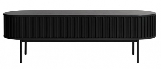 Tv-bänk 'Lomma' - Fekete