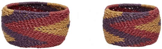 2-db Kis kosarak 'Color' - Többszínű