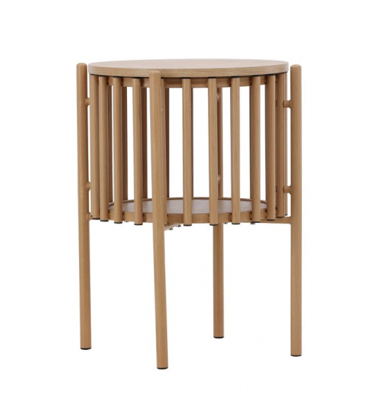 Oldalsó asztal 'Runvik' 45cm - Természetes