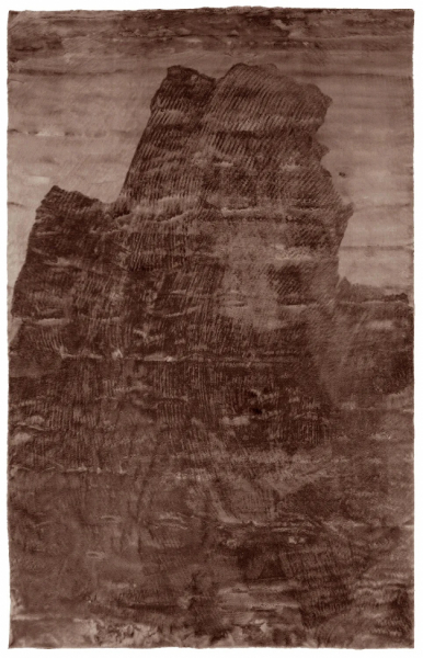 Szőnyeg 'Aranga Super Soft' 80x180cm - Sötétbarna