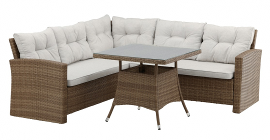 Sarokgarnitúra 'Visby' - Natúr