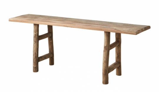 Bänk 'Rico' 122cm - Természetes