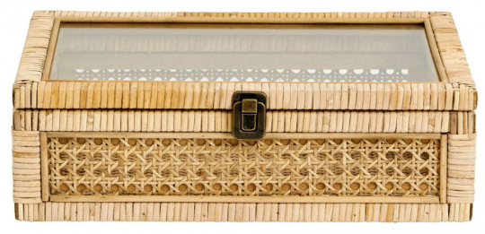 Tárolódoboz 'Wickerwork' - Természetes