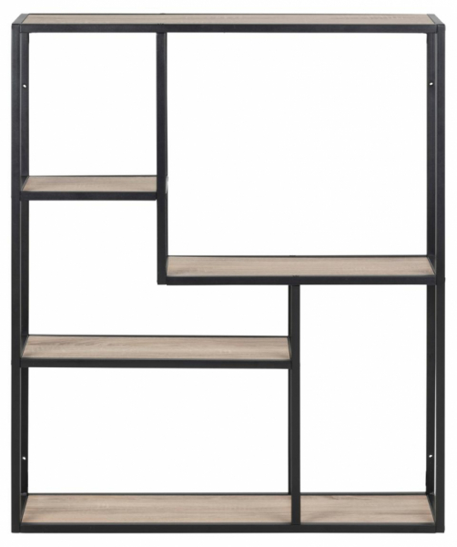 Fali polc 'Hydra' - Fekete