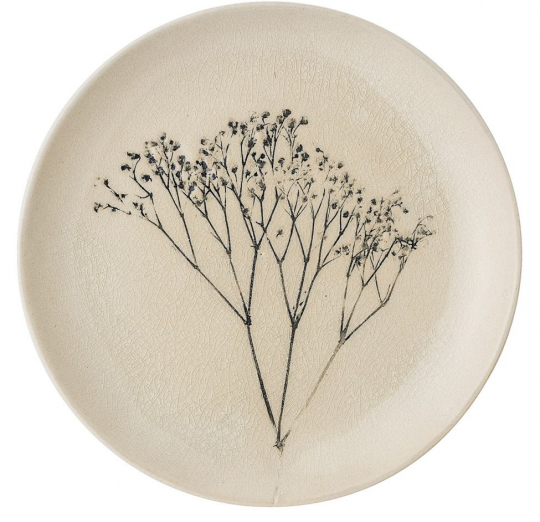 Tányér 'Bea' - Természetfehér