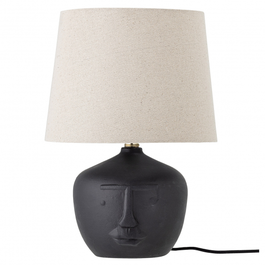 Asztali lámpa 'Matheo' - Fekete/Terrakotta